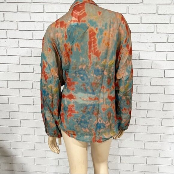 Mes Demoiselles Printed Cotton Motif Shirt - Size 10 - Picture 9 of 16